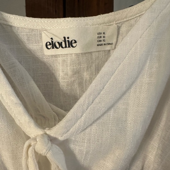 Dickies White Ruffle Strap Top - Picture 3 of 3